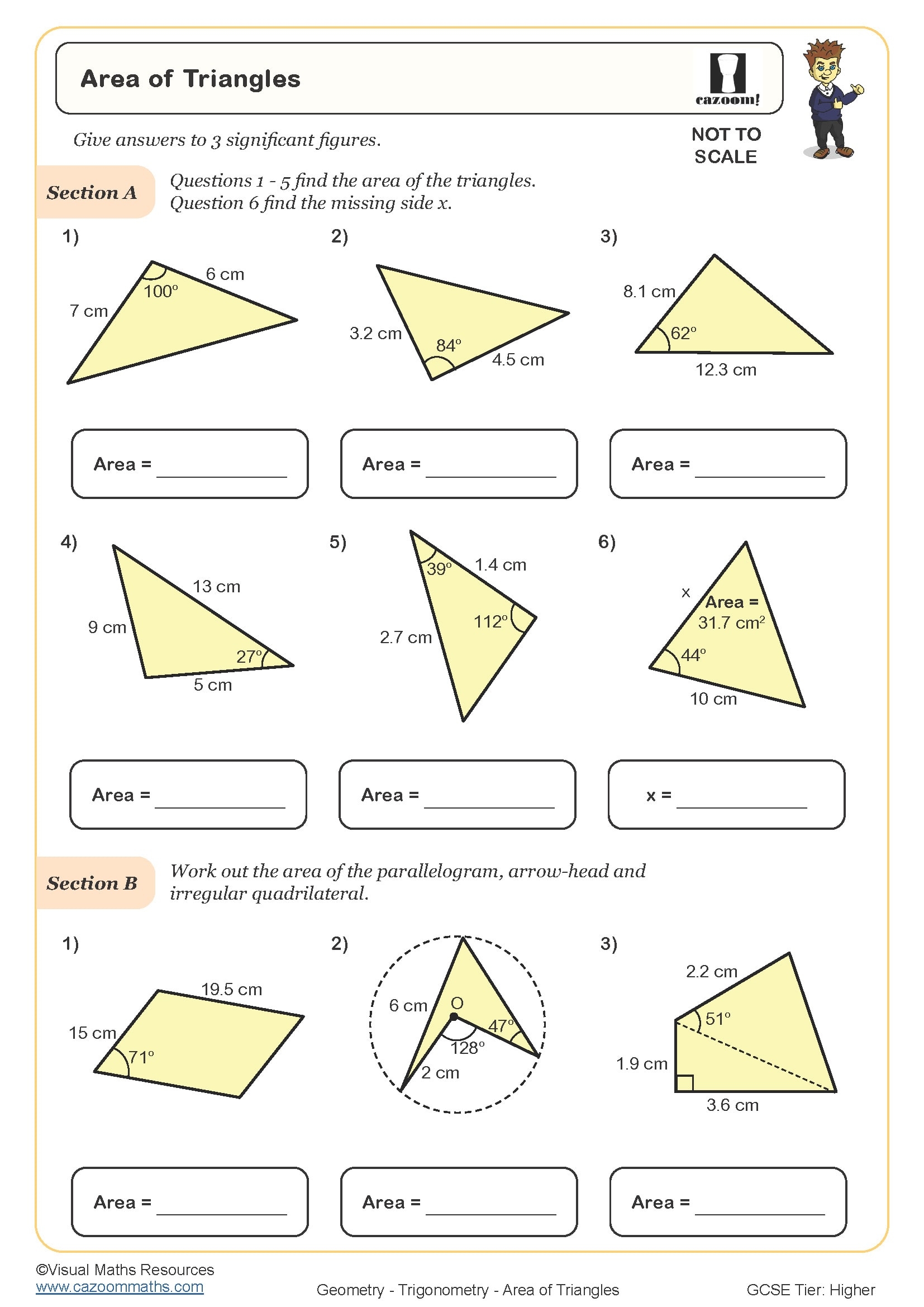Maths Printable Worksheets Ks3