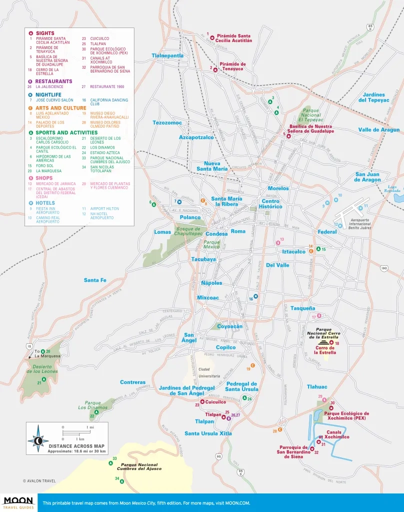 Mexico City Moon Travel Guides