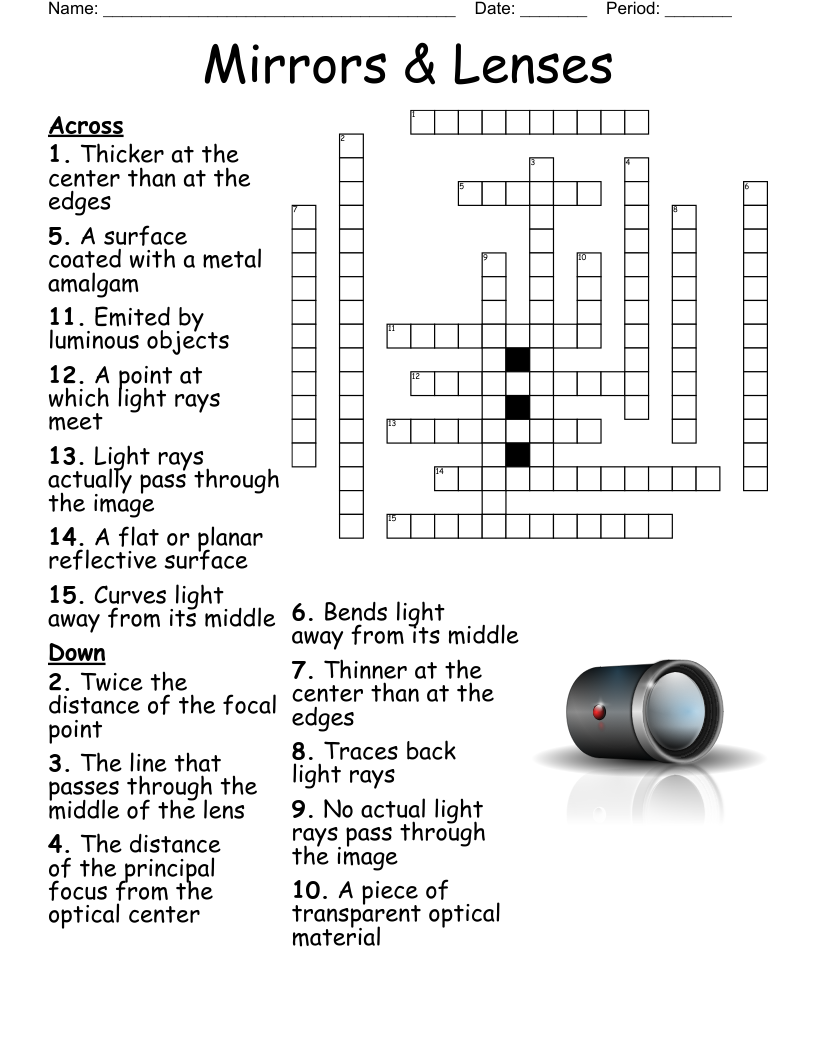 Free Printable Crossword Puzzles Mirror