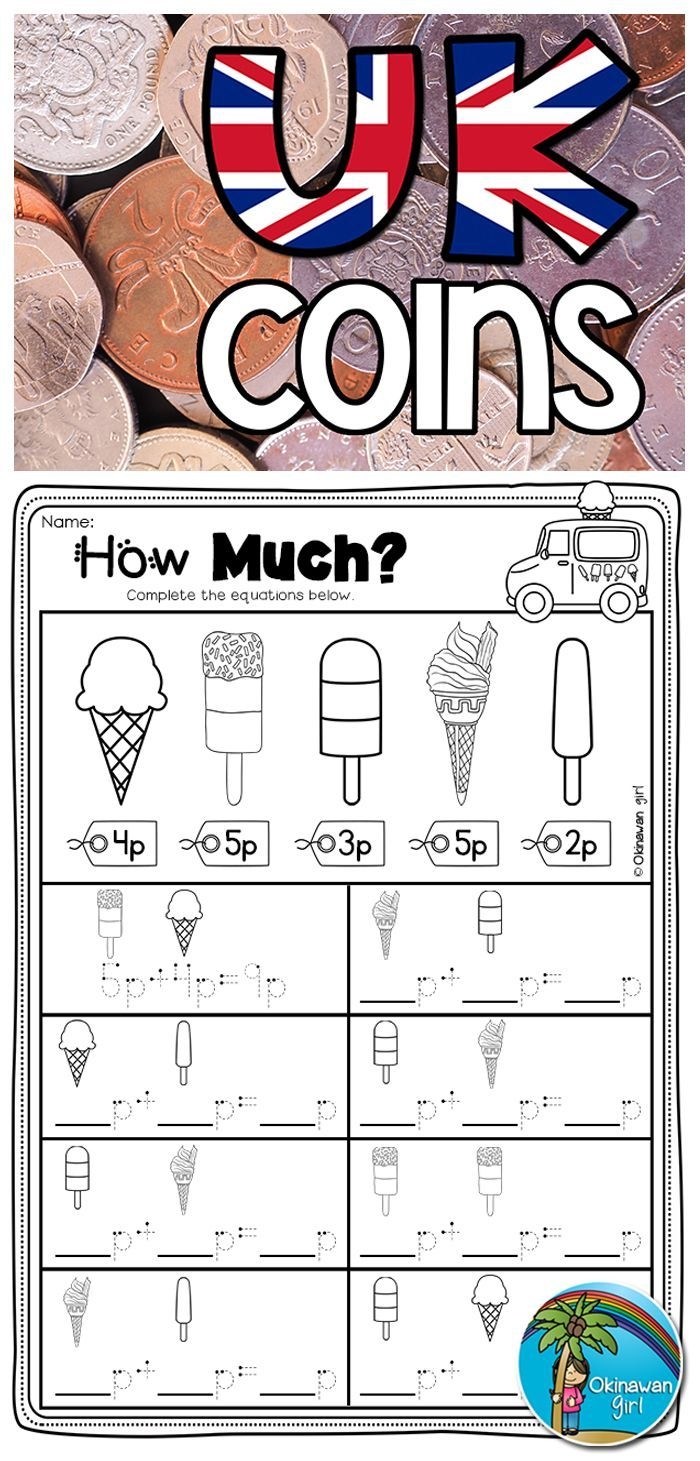 Money UK Coins Worksheets amp Posters Teaching Resources