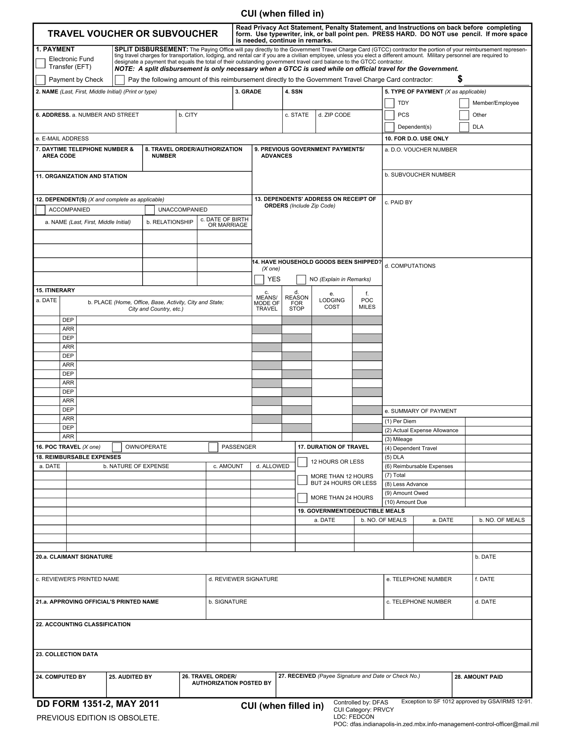 Printable Form Mv-82