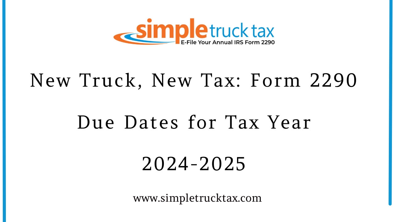 Irs Form 2290 2025