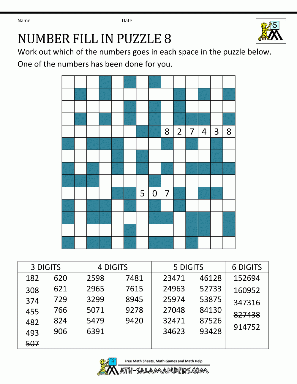 Framework Puzzles Printable Free