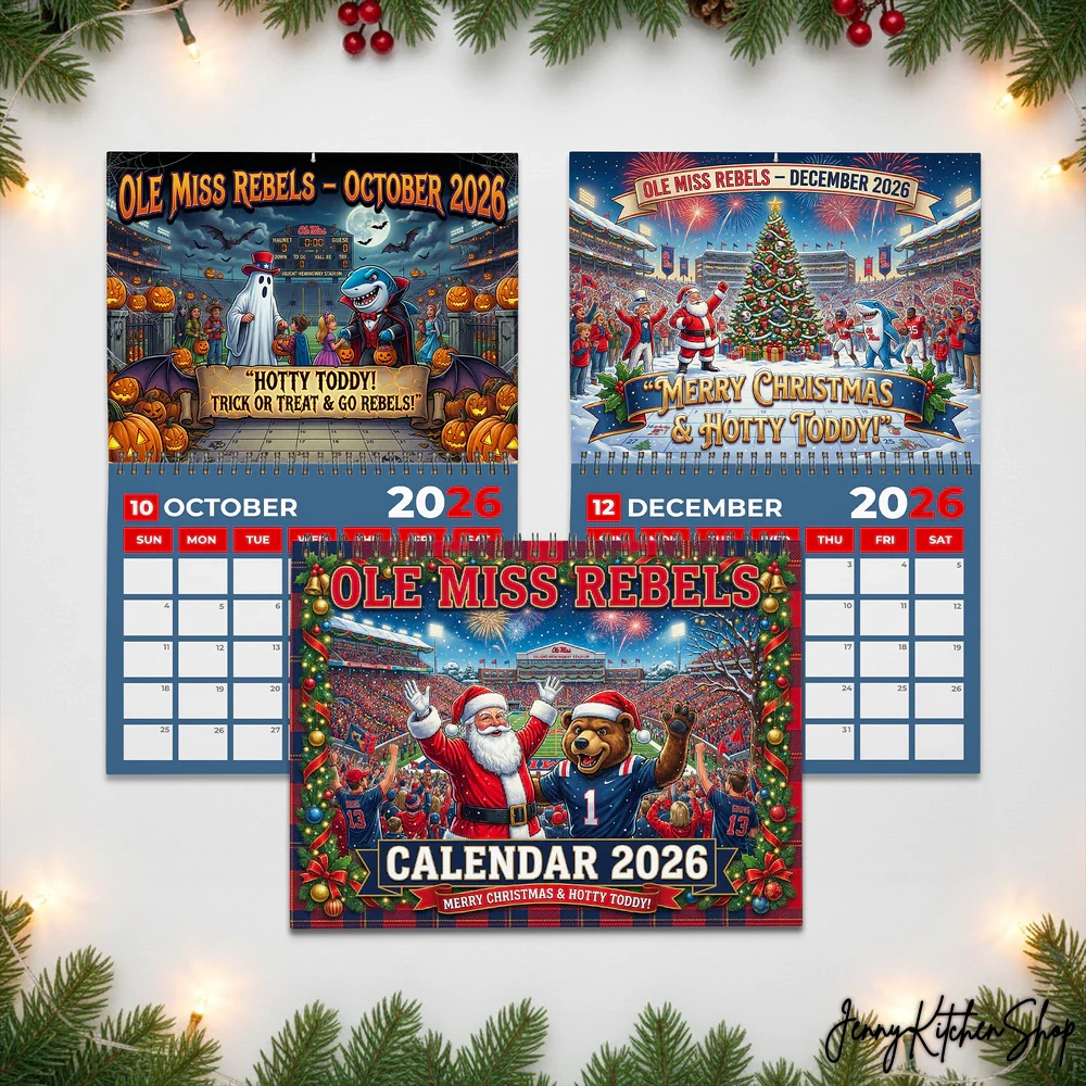 Ole Miss Rebels 2026 New Calendar