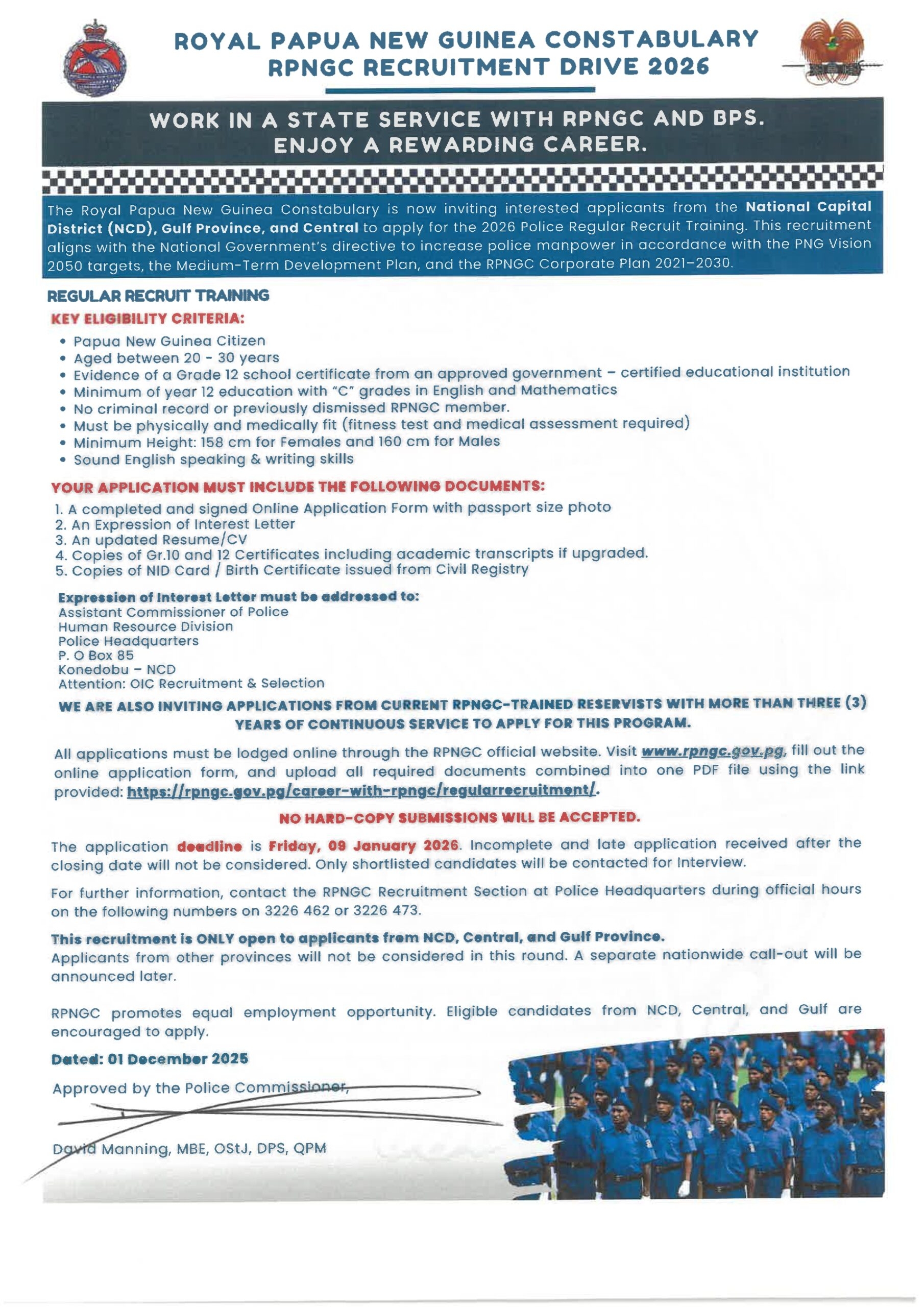 Online Regular Recruitment