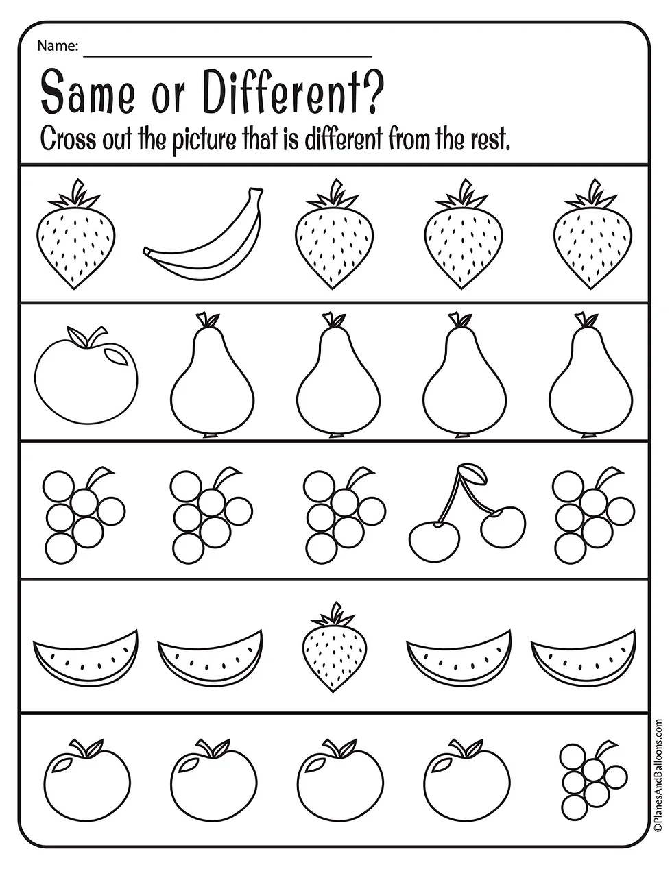 Preschool Printables Worksheets