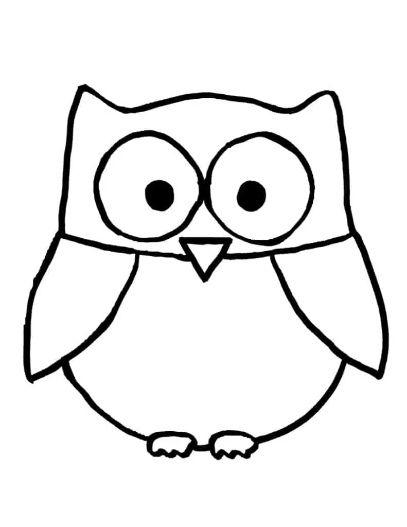 Owl Template Printable Free
