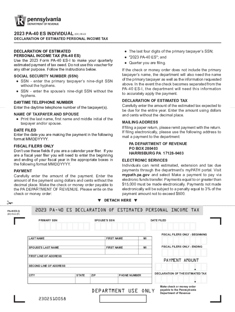 Pa Irs Forms