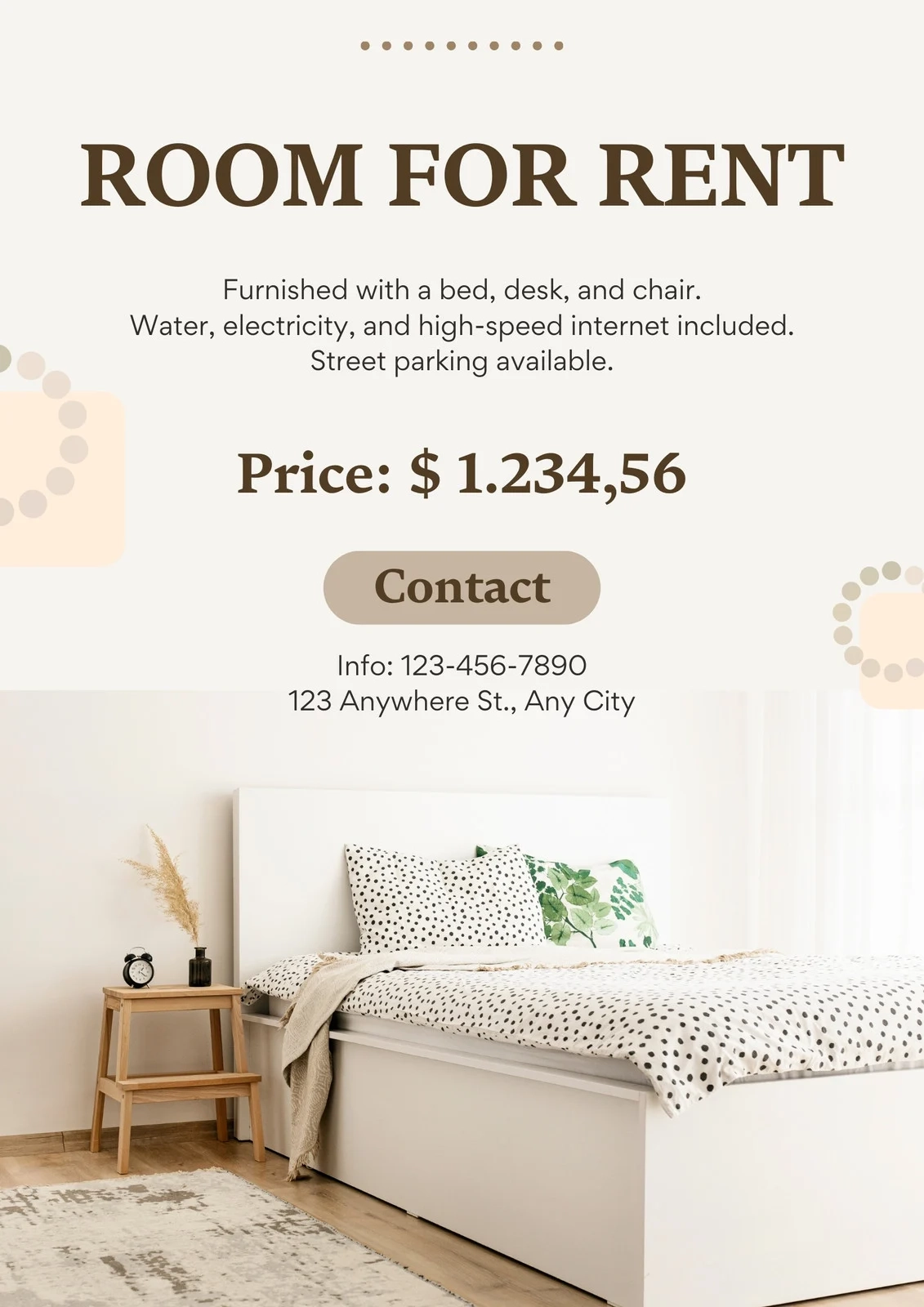 Page 3 Free Custom Printable Rent Poster Templates Canva