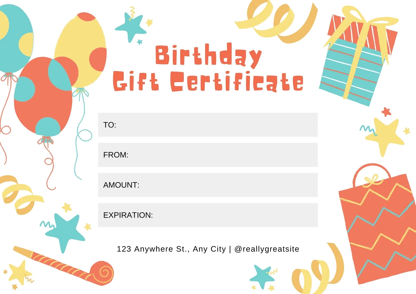 Certificate Template Free Printable