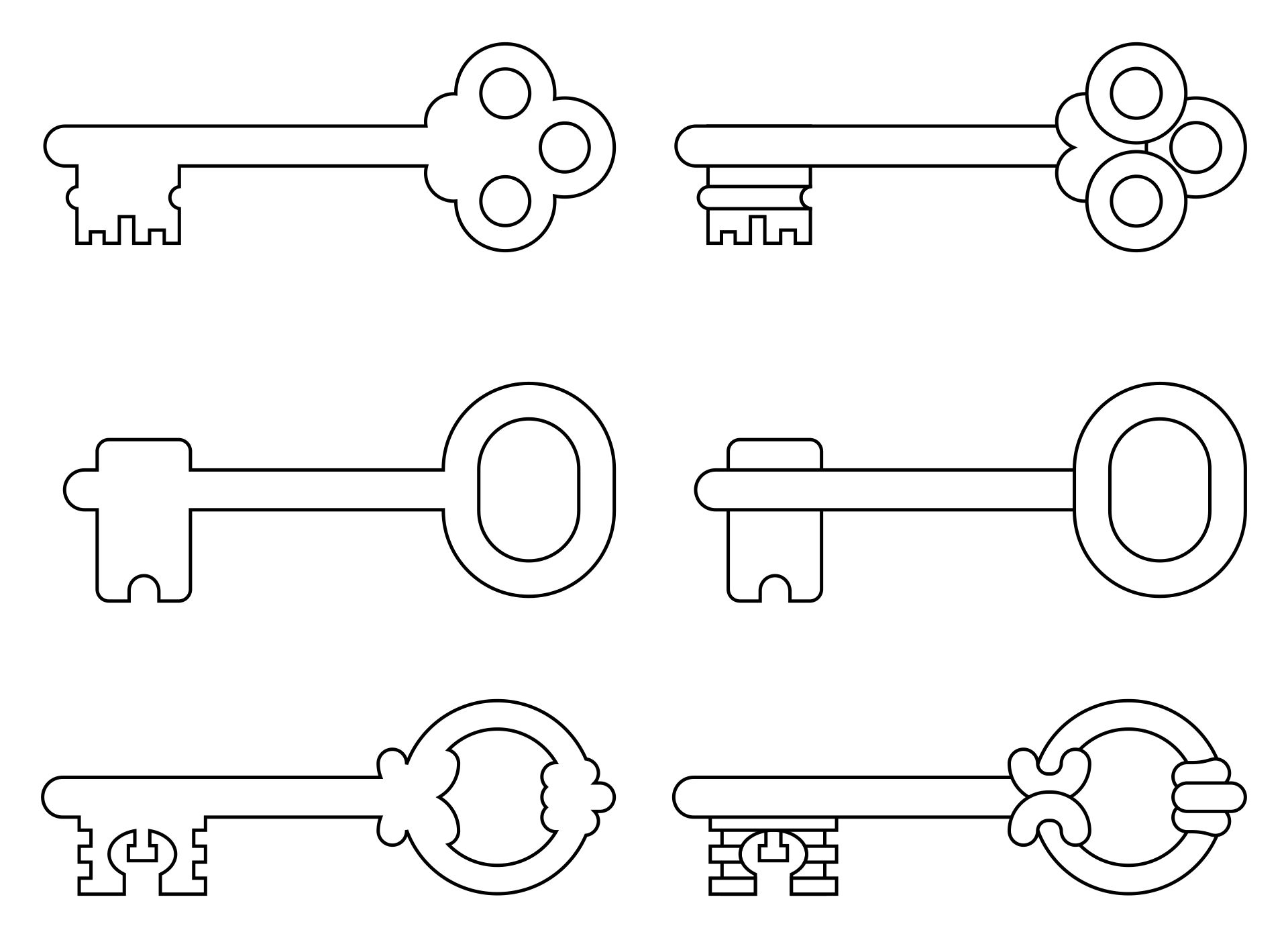Printable Key Template