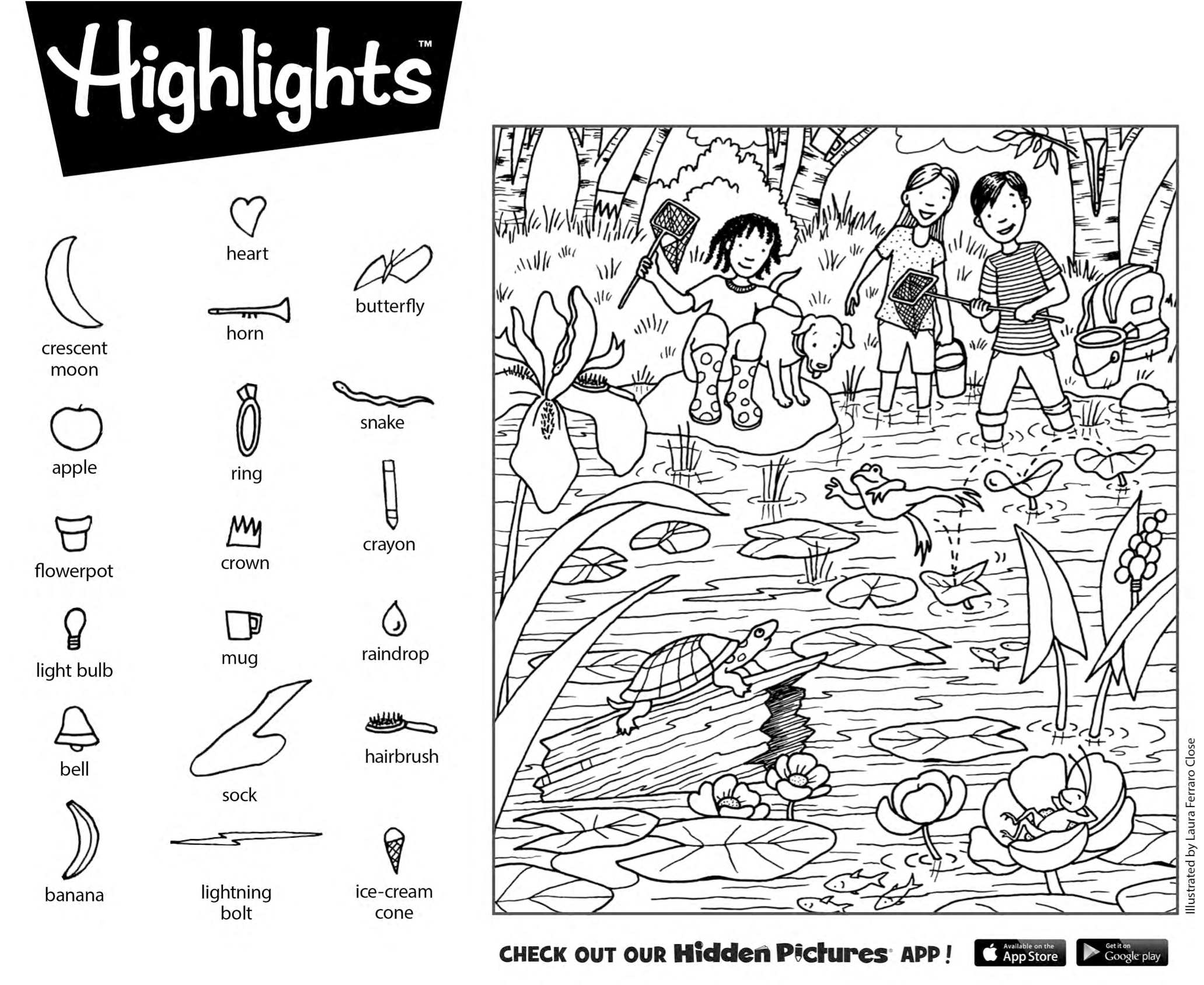 Free Printable Hidden Pictures Worksheets Pdf