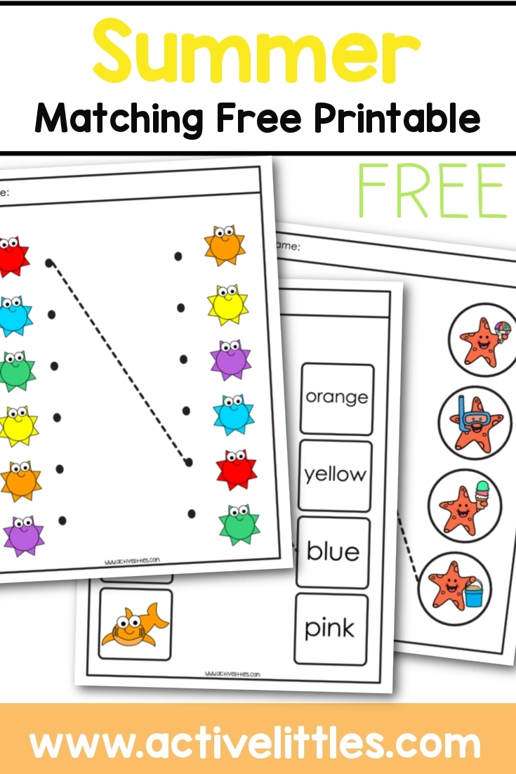 Printable Summer Activities For Preschoolers
