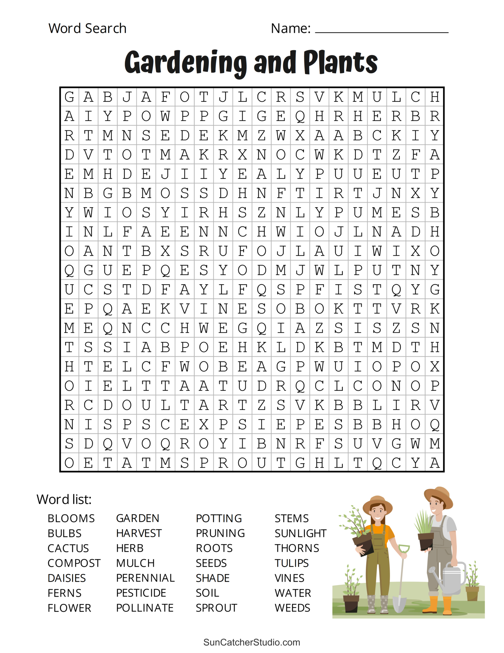 Fun Printable Word Search Puzzles For Adults