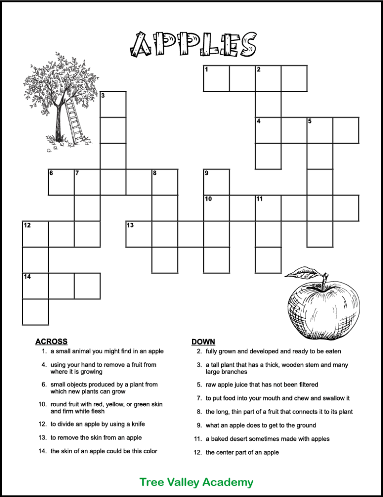Free Printable Grade 3 Crossword Puzzles