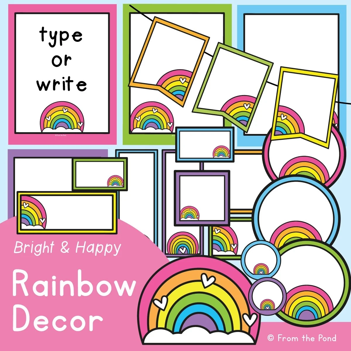 Printable Classroom Decor And Decorations For Happy Child Focused 