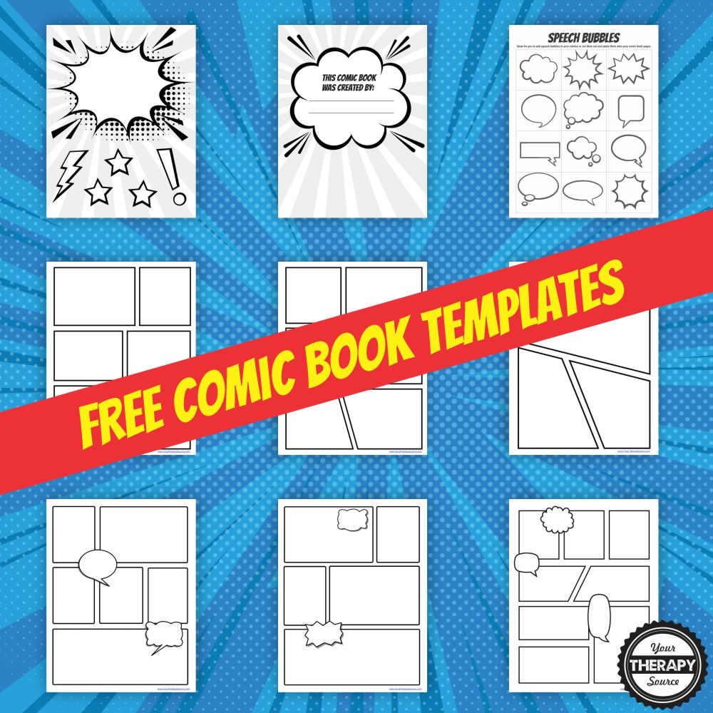 Comic Strip Template Free Printable