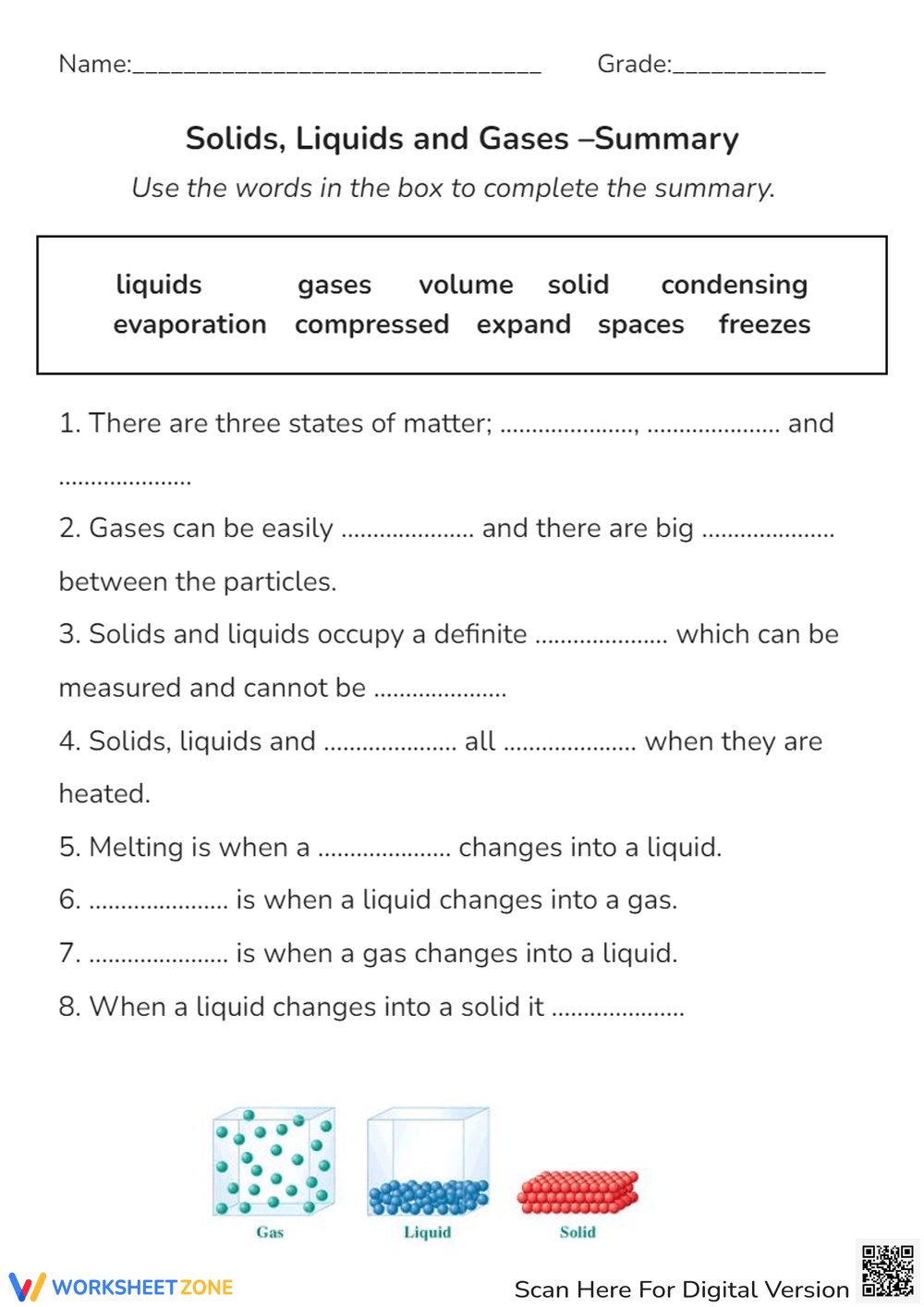 Printable Science Worksheets 5th Grade