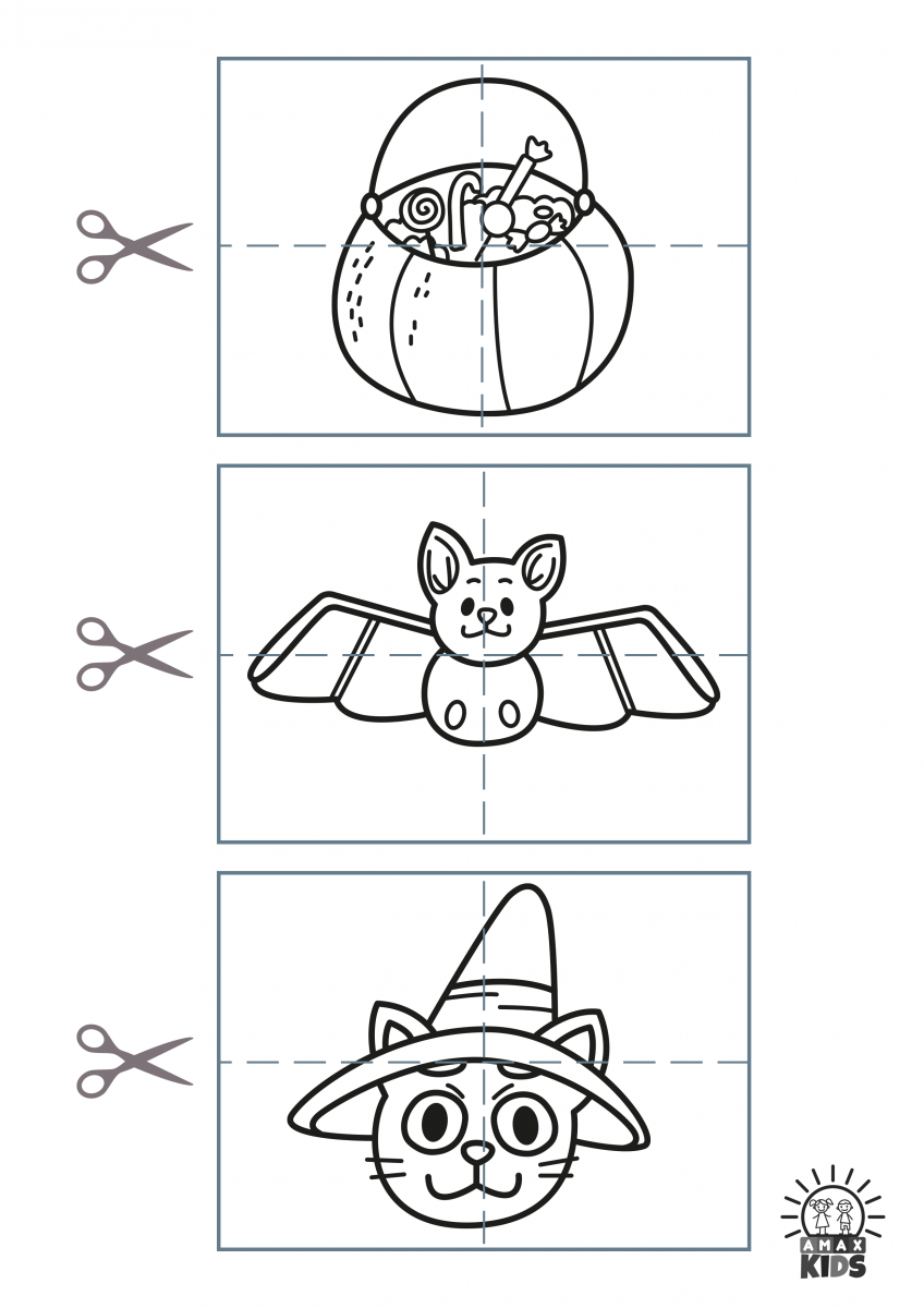 Printable Halloween Puzzles For Kids Amax Kids