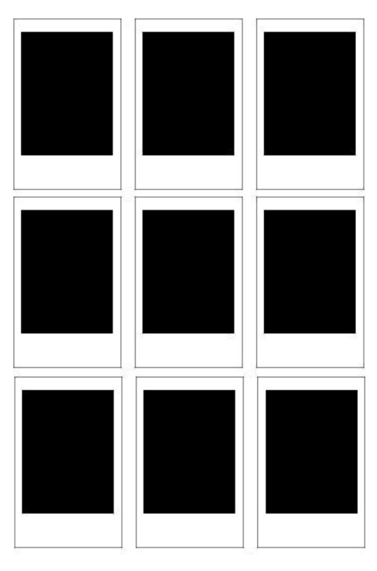 Polaroid Template Printable