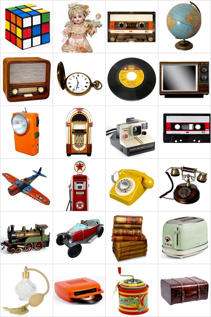 Printable Matching Game For Seniors Vintage Objects Print And 