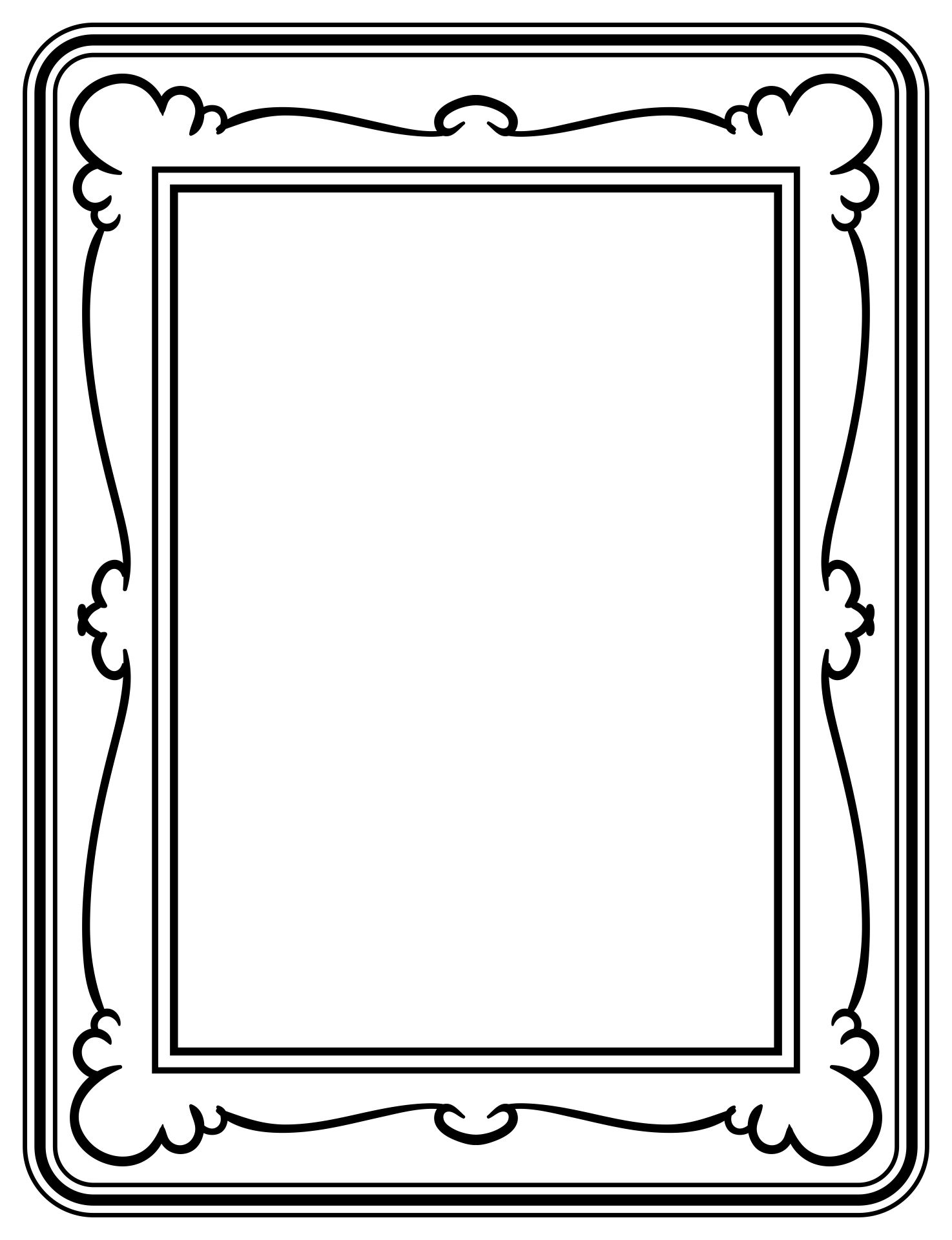 Picture Frame Template Printable