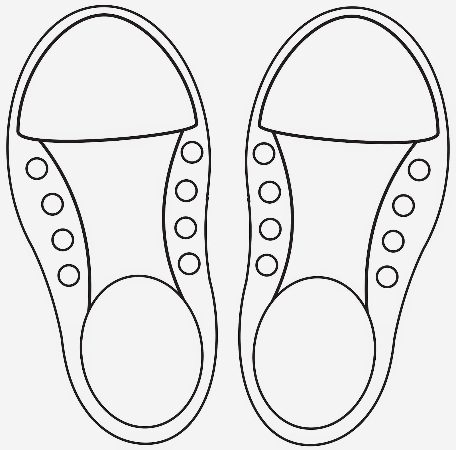 Shoe Template Printable