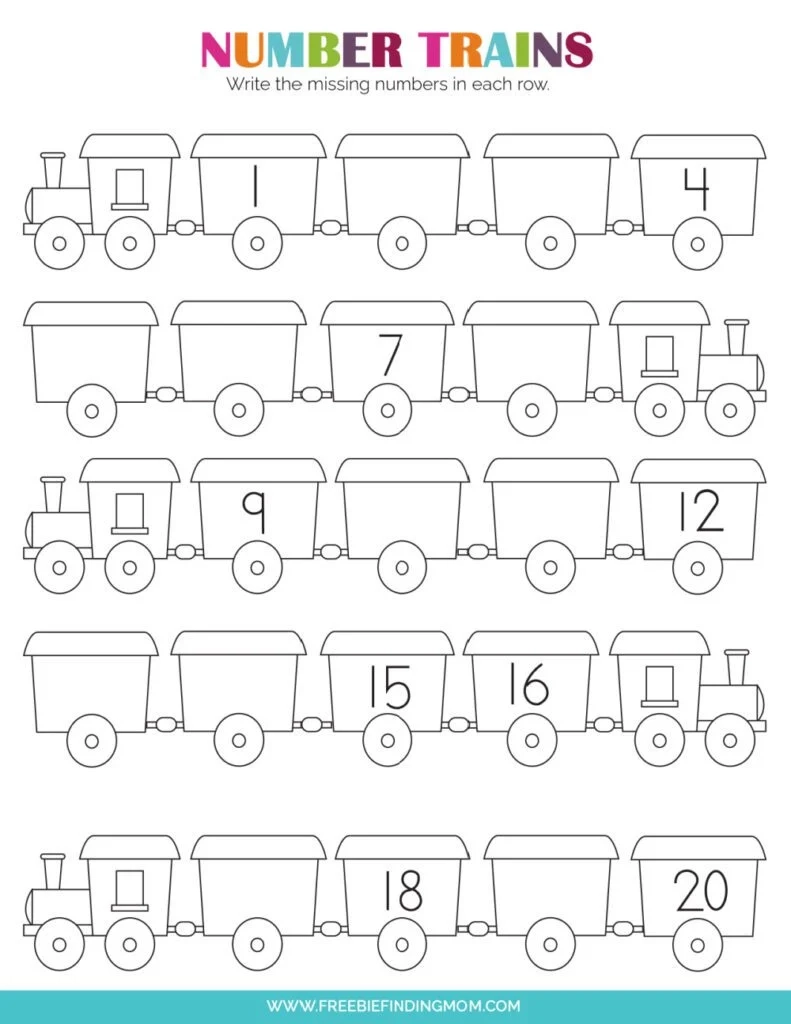 Free Printable Worksheets Kindergarten Kids