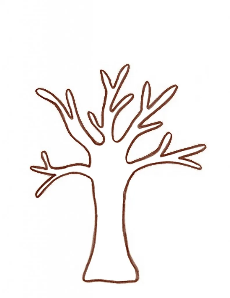 Printable Tree Branch Template