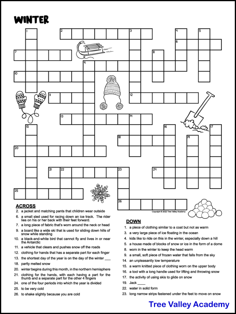 Printable Crossword Puzzles Easy Medium Hard