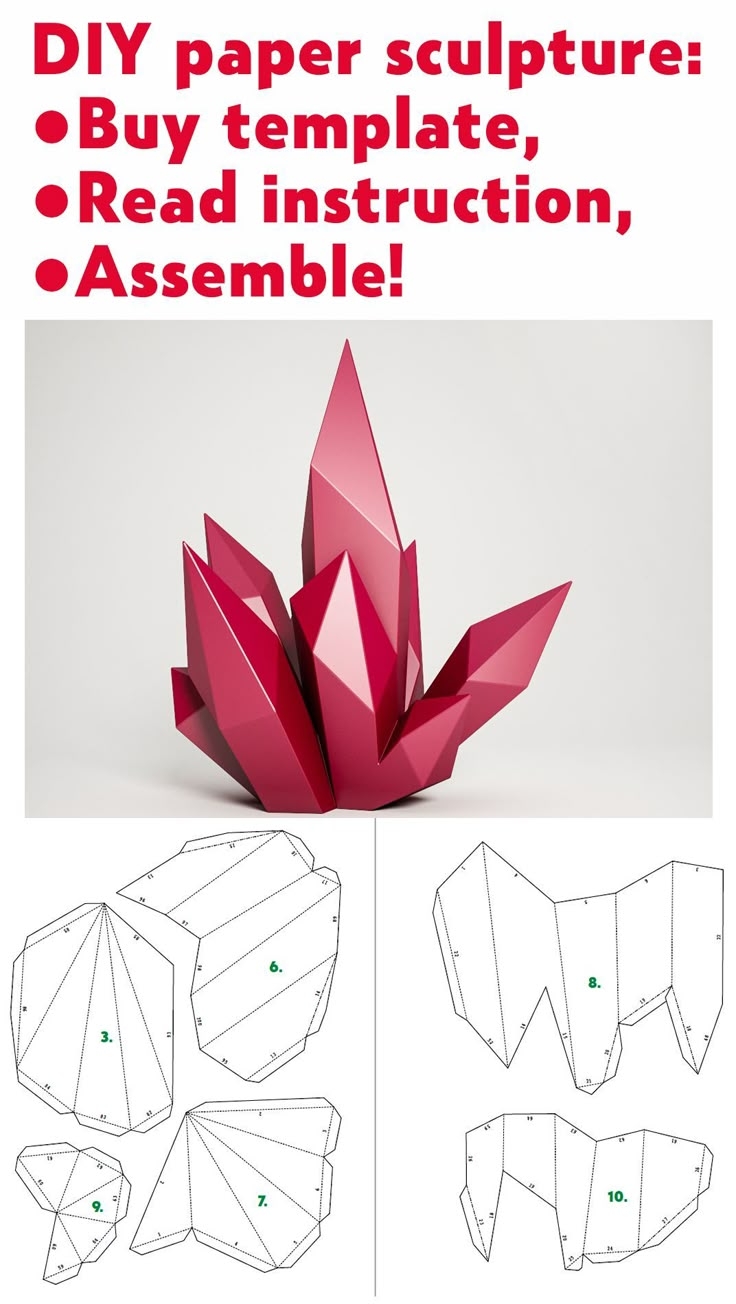 Printing amp Printmaking Visual Arts Origami 3d Model 05 Free 
