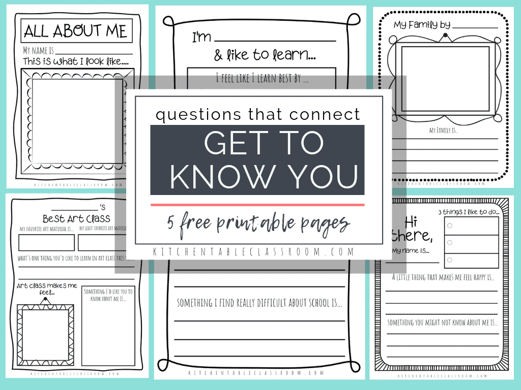 Printable Get To Know You Sheets