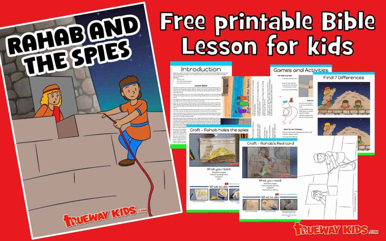 Rahab Bible Story Printables