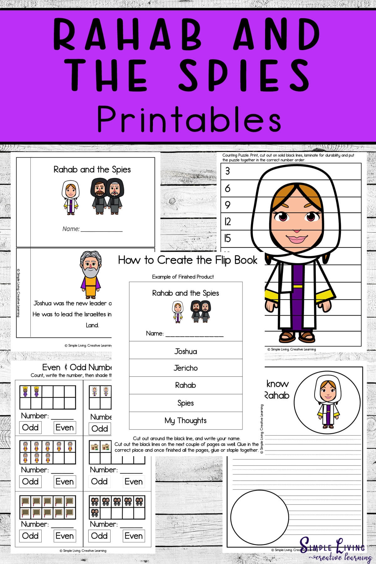 Rahab And The Spies Printables Simple Living Creative Learning