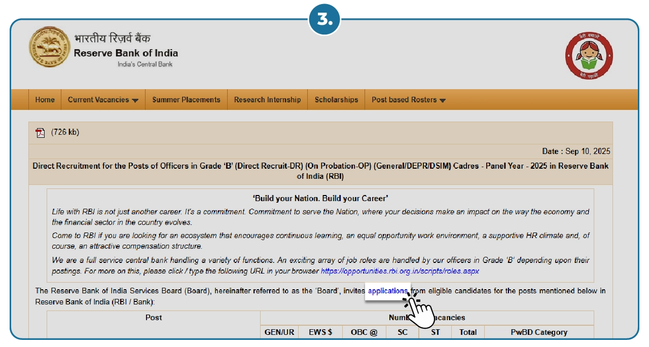 Rbi Grade B Application Form 2023 Last Date