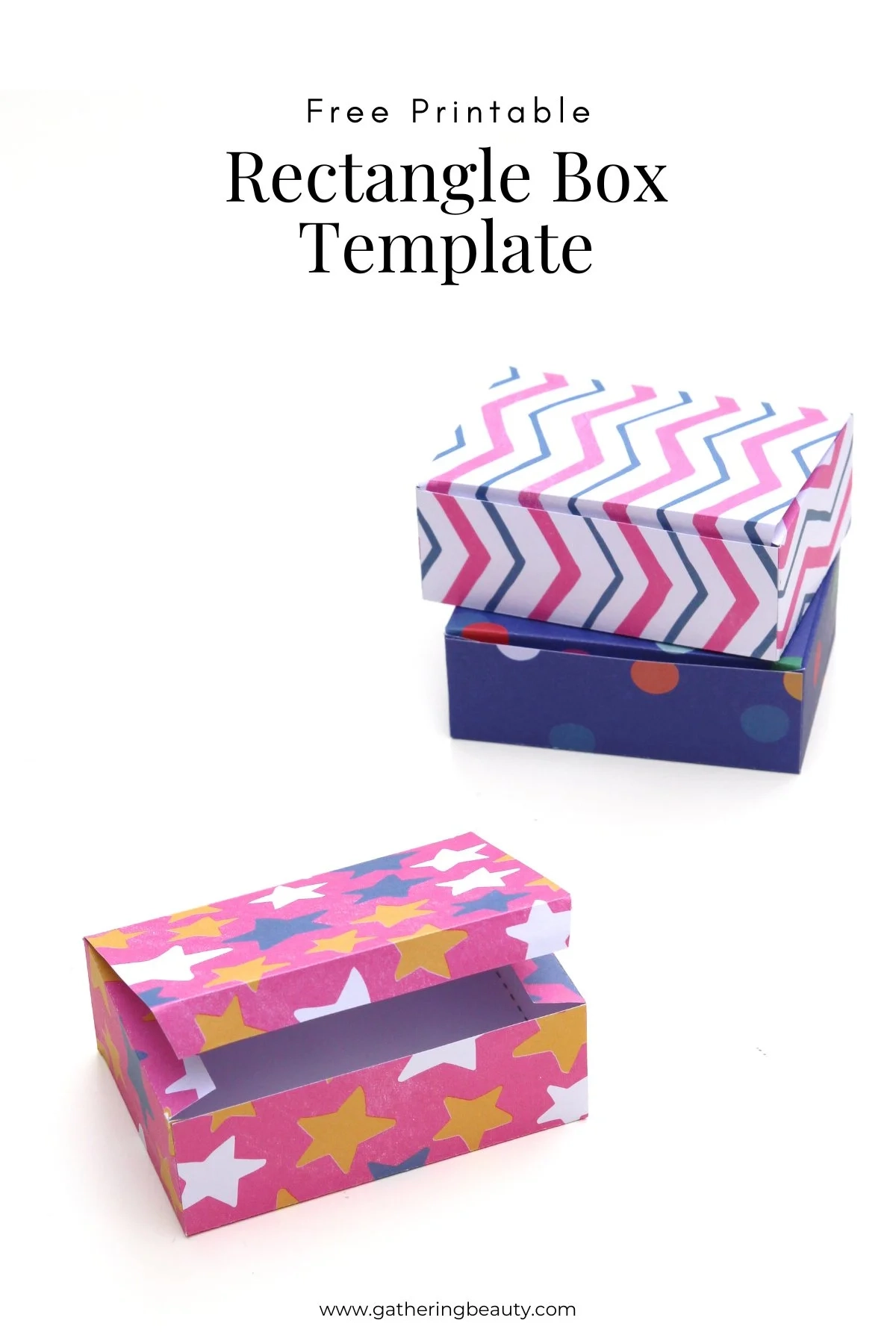Easy Printable Box Template