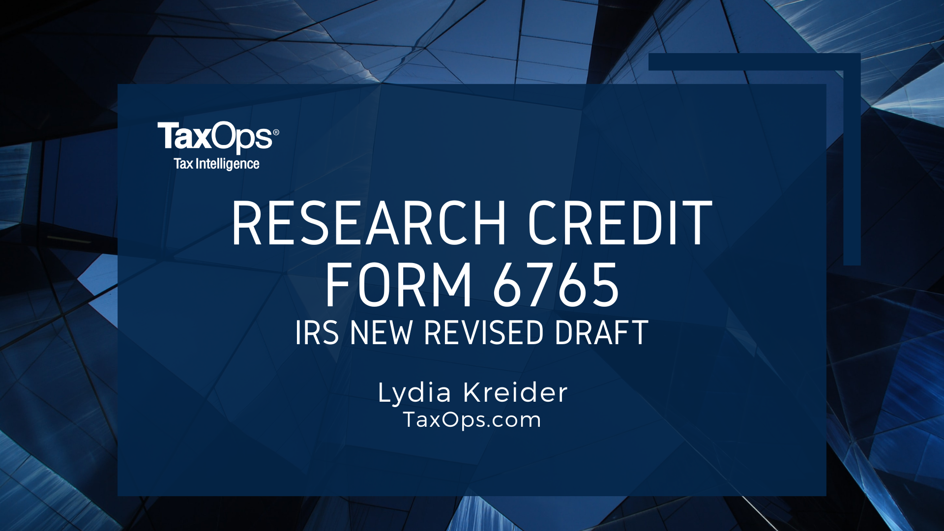 Irs Form 6765 R&D Credit