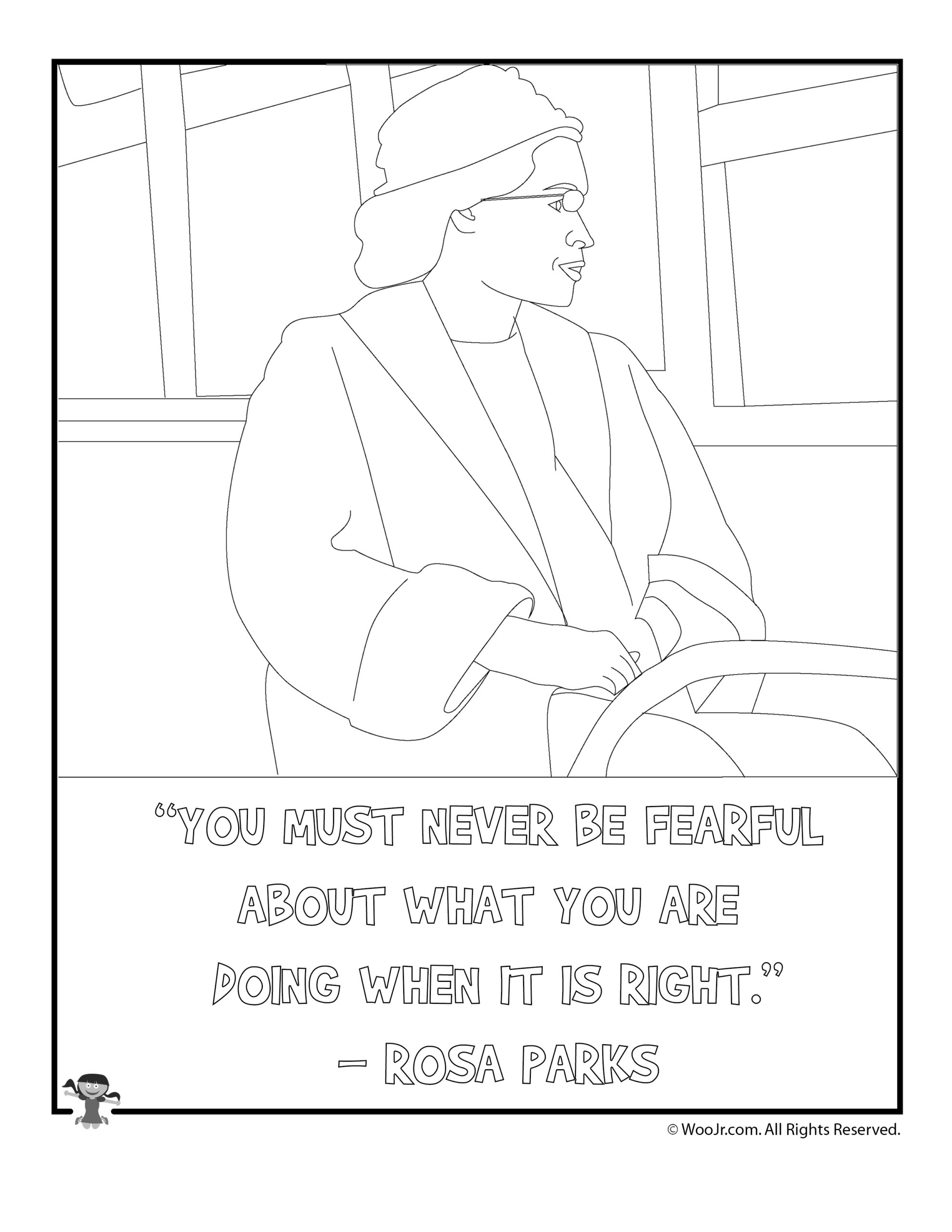 Rosa Parks Day Printables Woo Jr Kids Activities Children s 