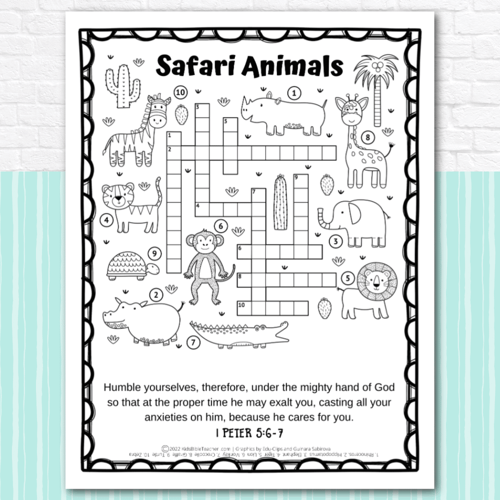 Bible Activity For Children Free Printables