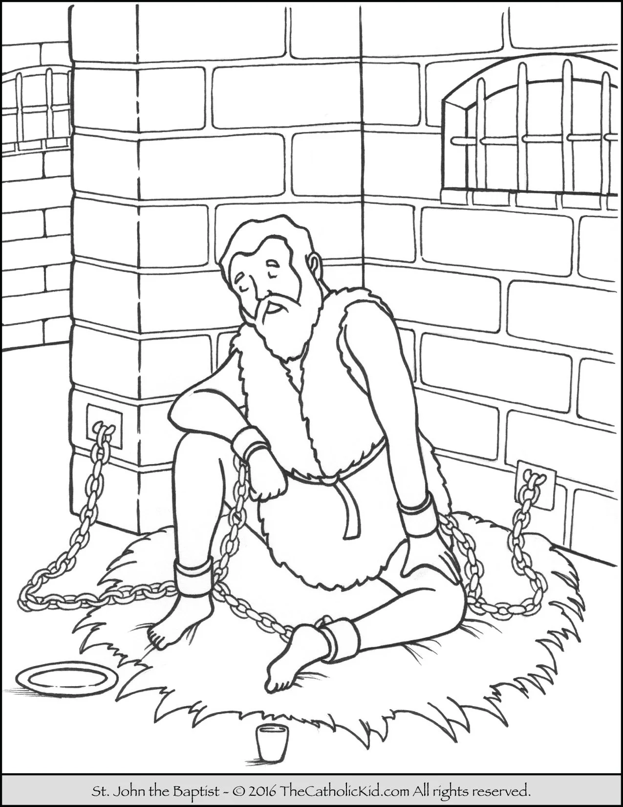 John The Baptist For Kids Printables