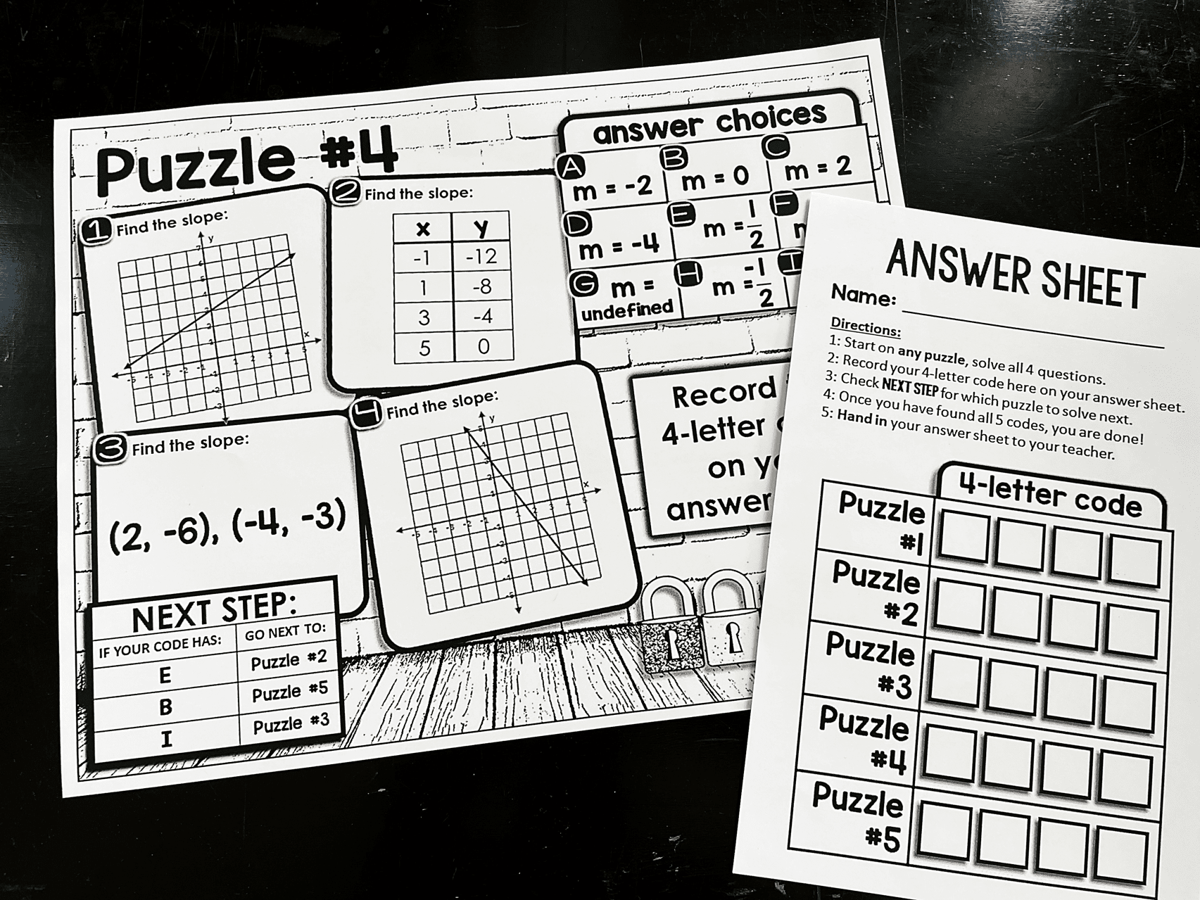 Escape Room Puzzles Printable Pdf