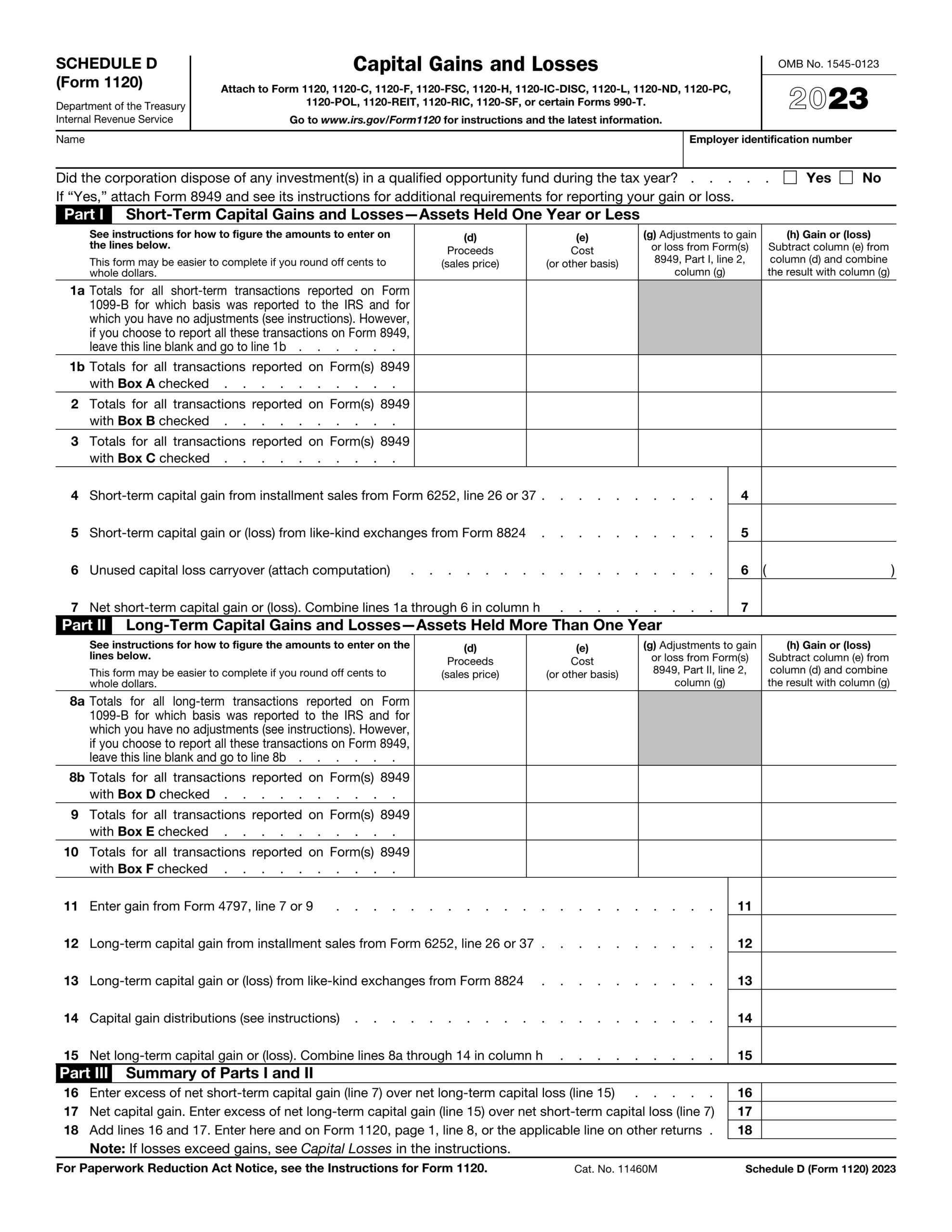 Form 1120 H 2024
