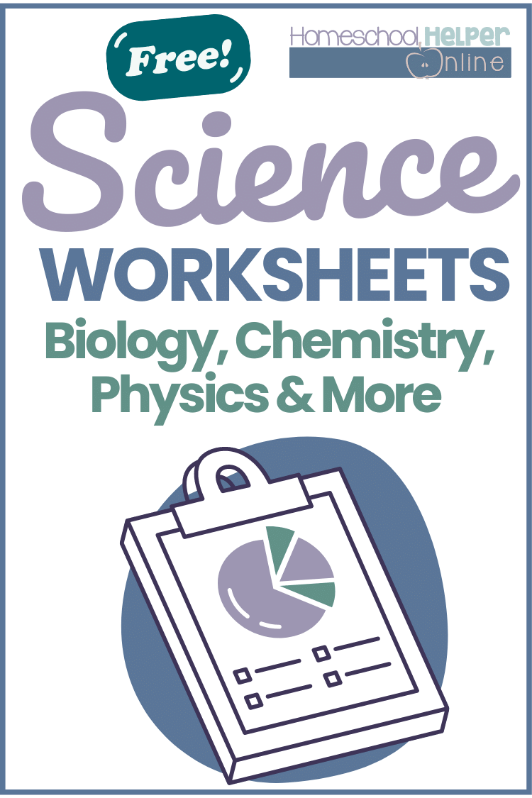 Science Worksheets Homeschool Helper Online