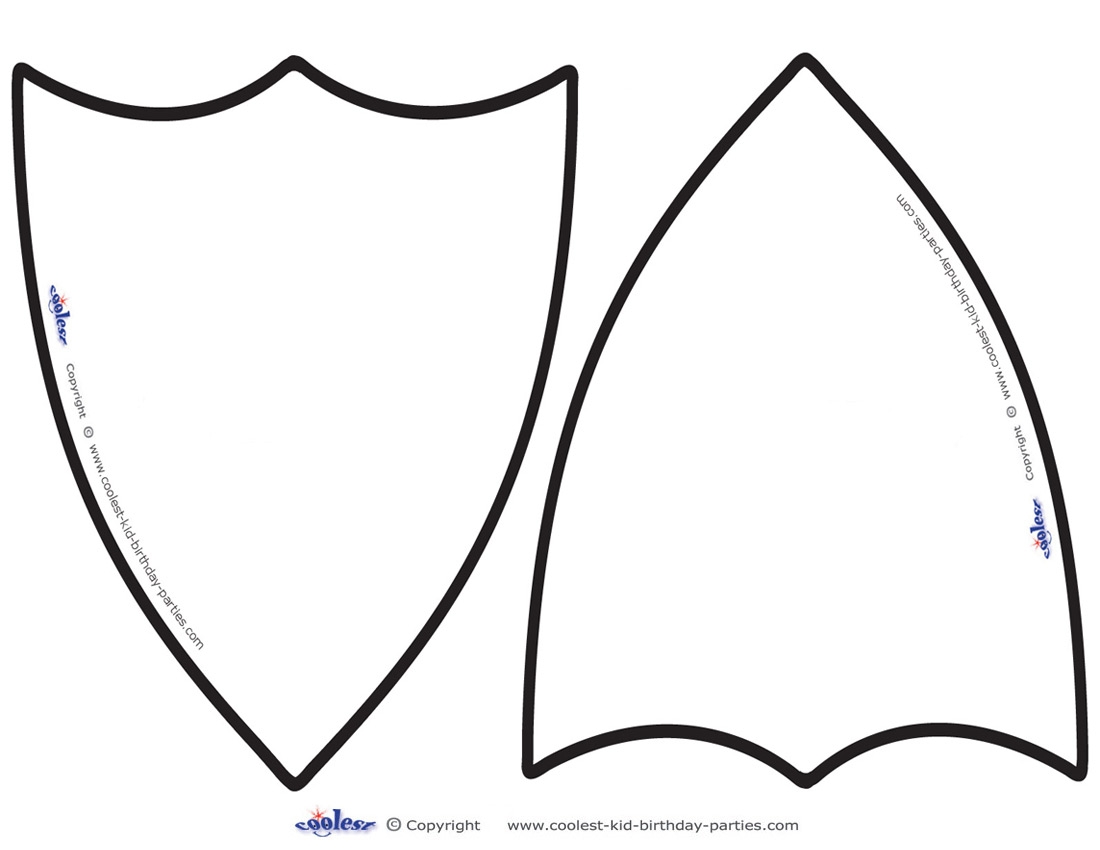 Shield Printable Template