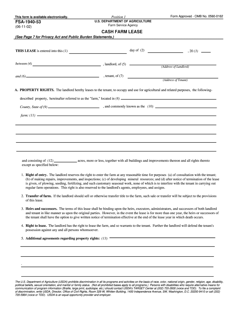 Free Farm Lease Agreement Form Download
