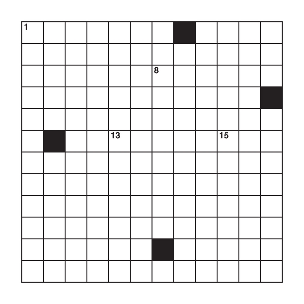 Free Printable Diagramless Crossword Puzzles