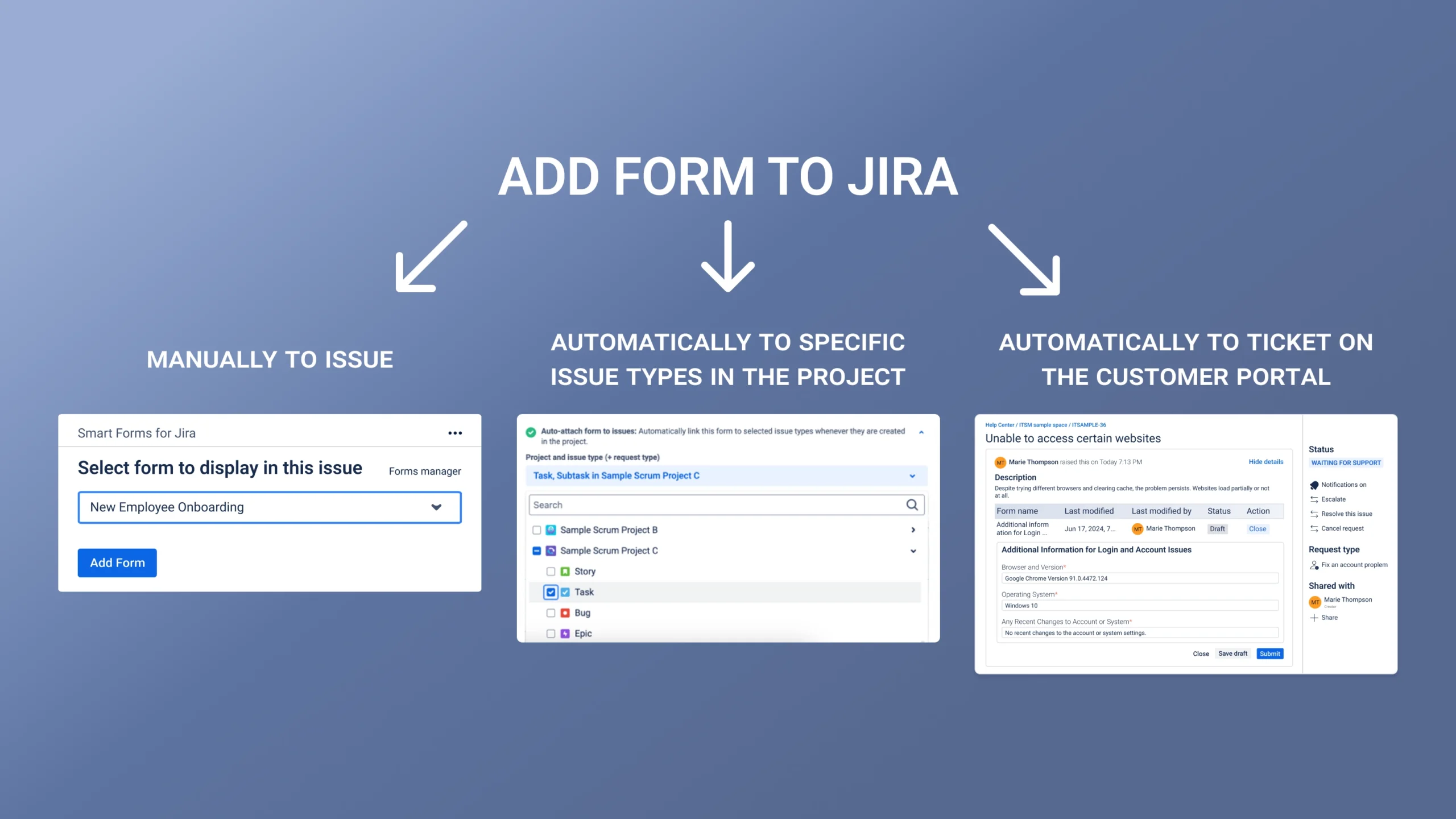 Smart Forms For Jira SaaSJet