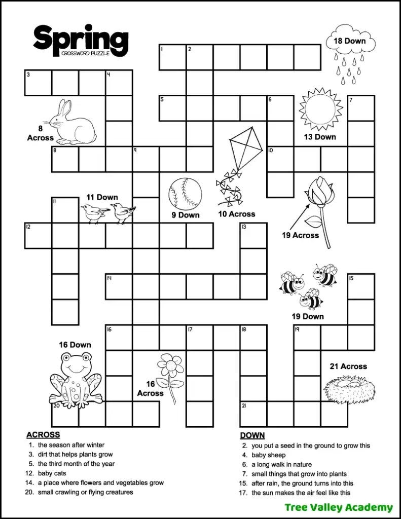 Printable Word Puzzles For Grade 3