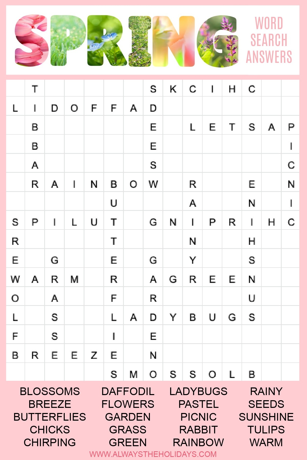 Free Printable Word Puzzles With Answers