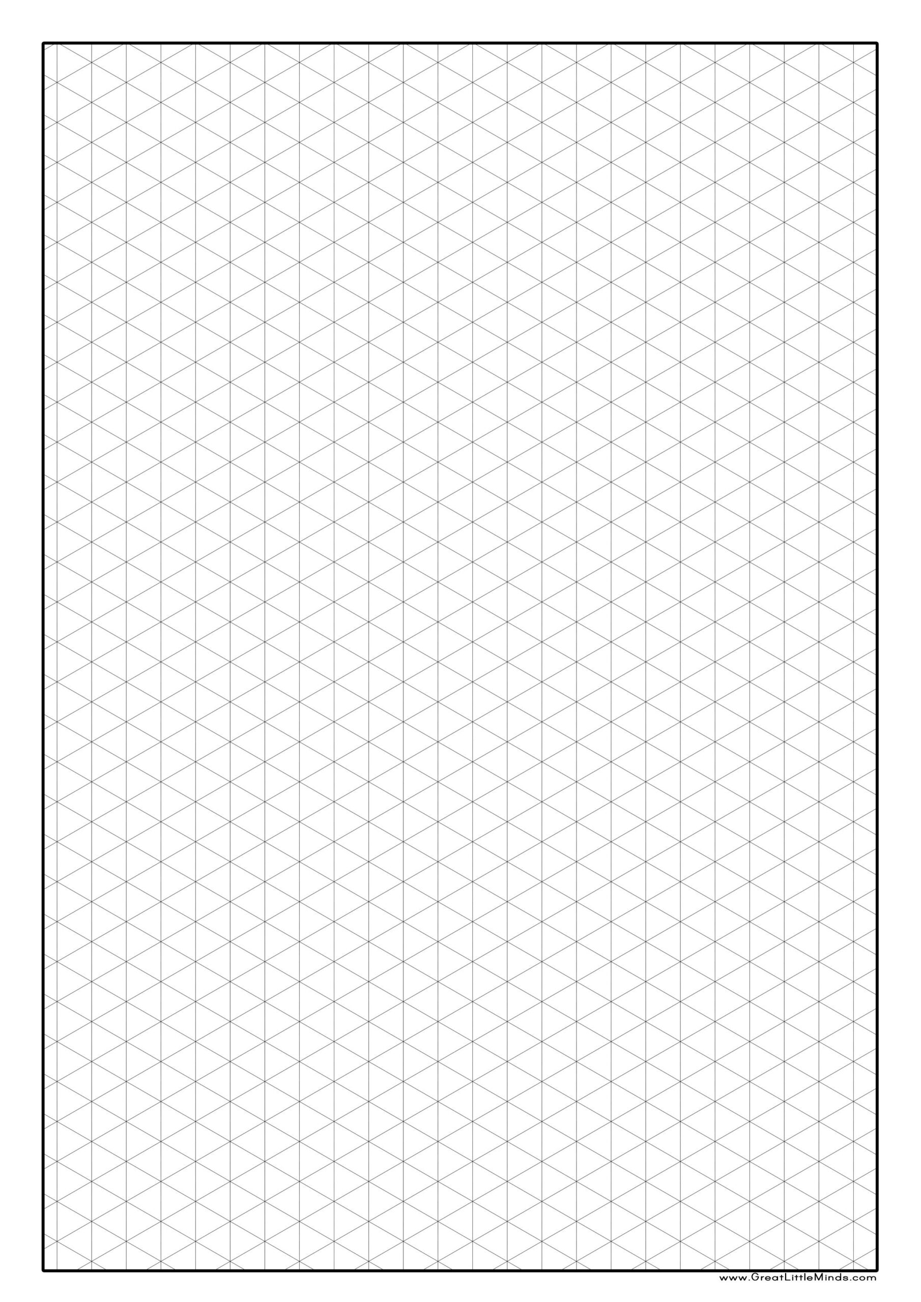 Squared Paper Notebook A4 Isometric Grid Paper A3 Landscape 